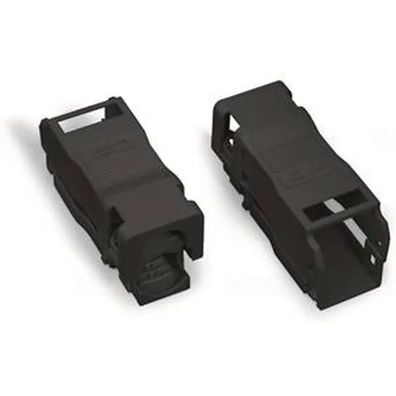 WAGO 890-503 Tehermentesítő készülékház3 pólusú szorítókapocscsal, fekete Korlátozott ajánlat