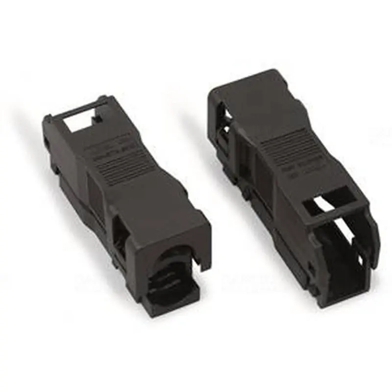 WAGO 890-502 Tehermentesítő készülékház2 pólusú szorítókapocscsal, fekete Olcsó