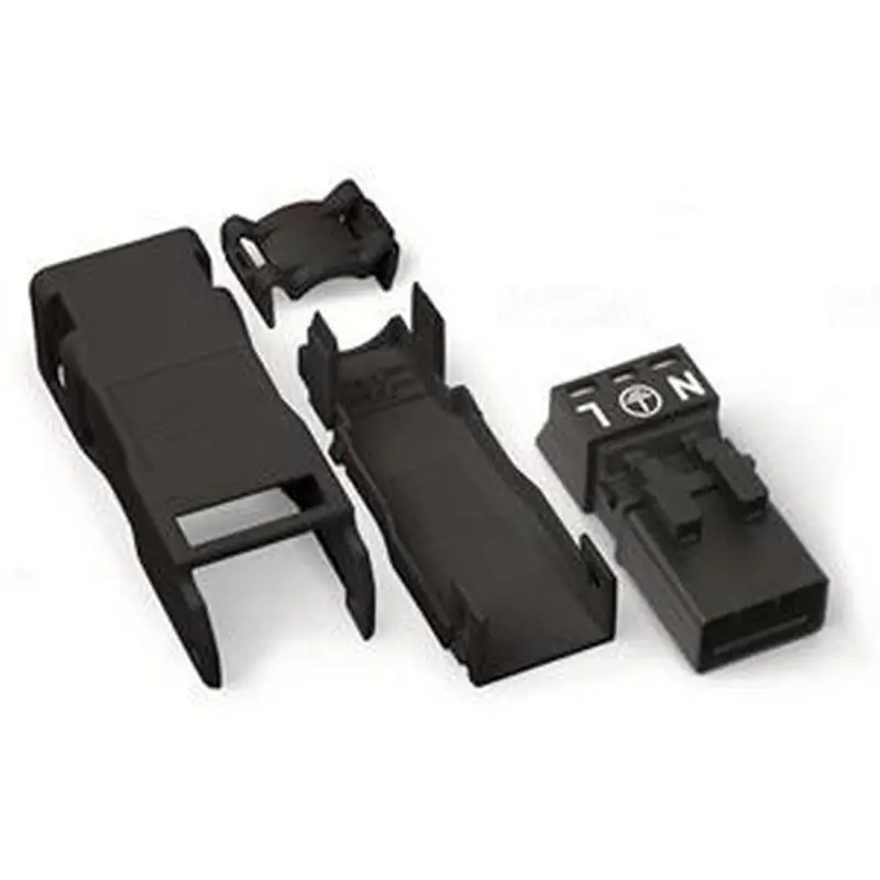 WAGO 890-113 Dugótehermentesítő készülékházzal 3 pólusú, fekete Legjobb ár