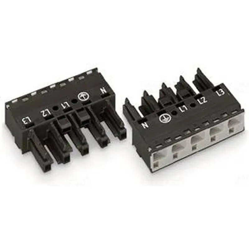 WAGO 770-405 Aljzat5 pólusú, fekete Vedd meg most