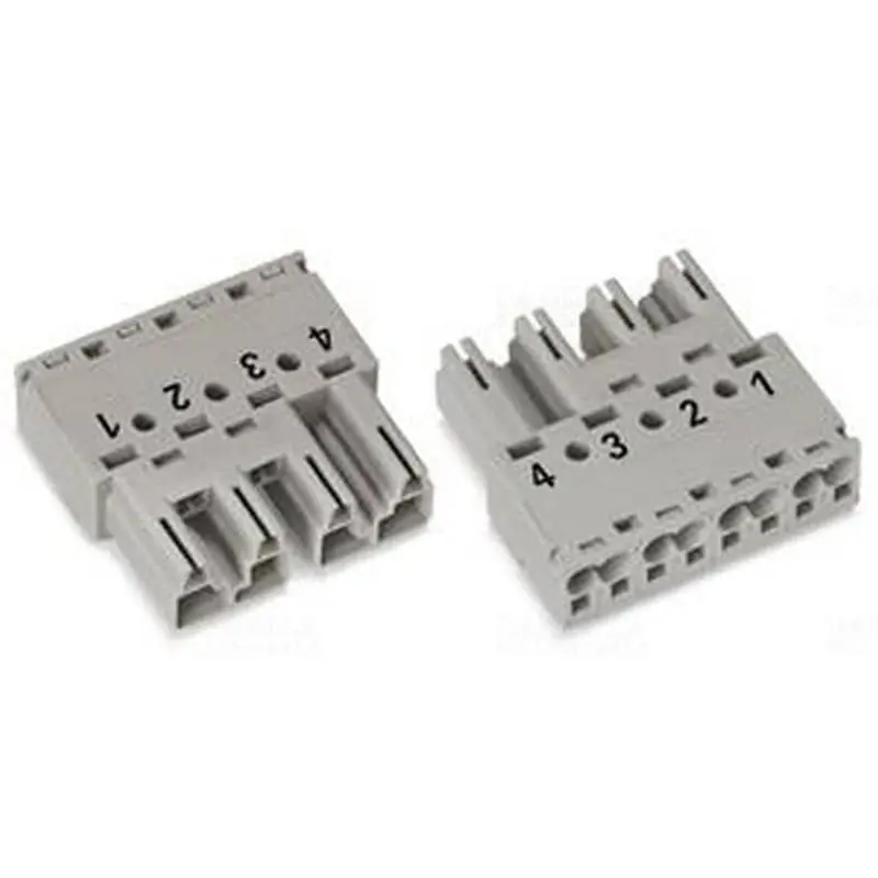 WAGO 770-254/062-000 Dugó4 pólusú, szürke Újdonság