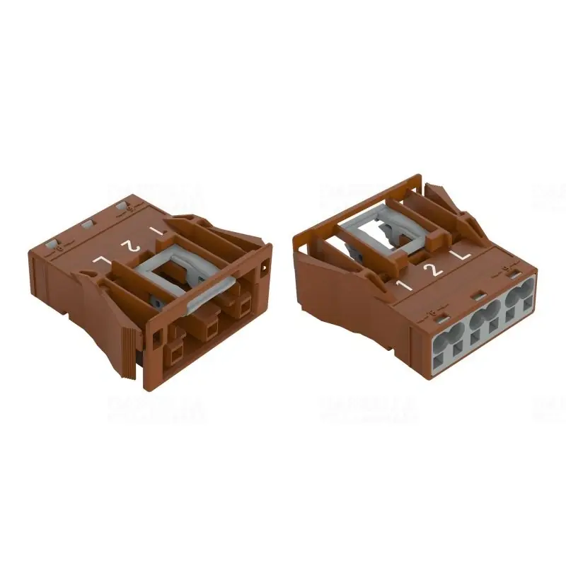 WAGO 770-2363 Bepattintható aljzat barna Kiváló minőség