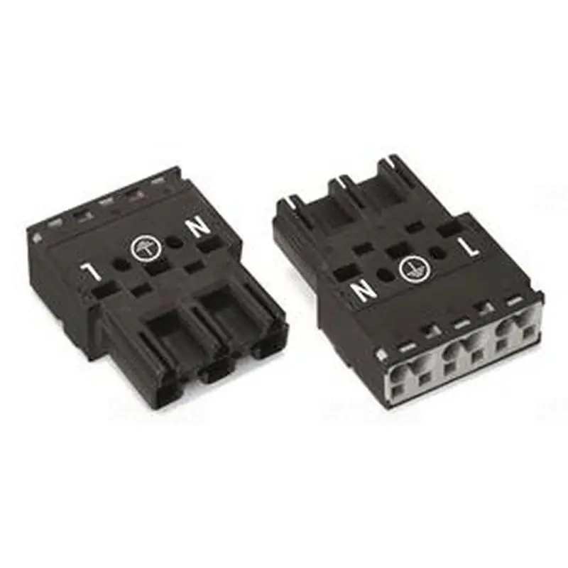 WAGO 770-213 Dugó3 pólusú, fekete Ingyenes szállítás