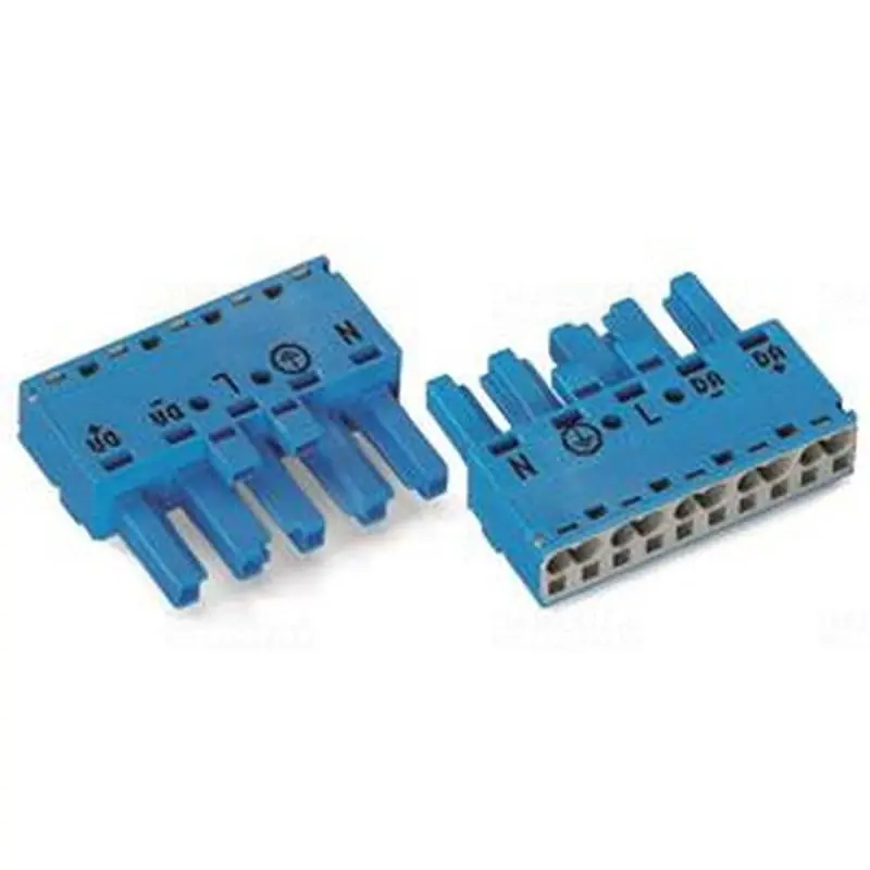 WAGO 770-1105 Aljzat5 pólusú, kék Újdonság