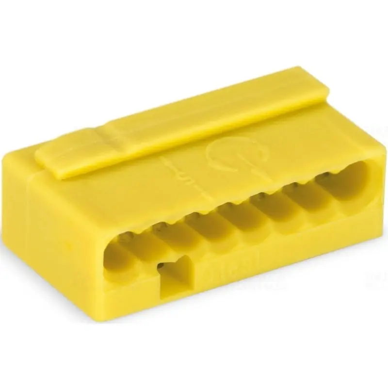 WAGO243-508 vezetékösszekötő 8-as sárga Csak ma