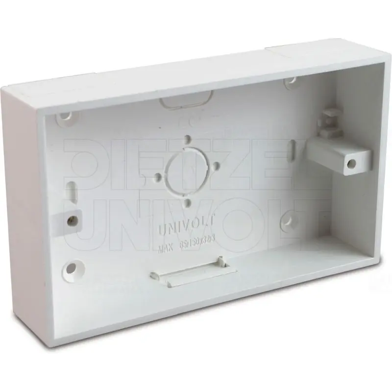 MAK 85/150x32/3 fehér kötödoboz MIK csatornához, 147x87x32mm, 3 csatlakozás, fedél nélkül 041353 Univolt Akció