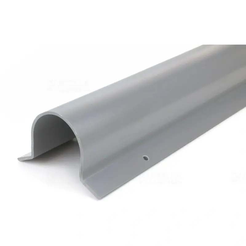 Vedd meg most Póznafelvezető, oszlopra csavarozható félcső, UV-álló, MA 50 szürke 3m/szál 034056 Univolt