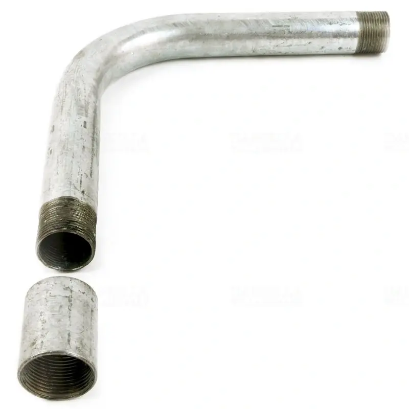 Acélpáncélcső ív 32 menetes tűzihorganyzott GSB32 TH021053 Univolt Expressz szállítás