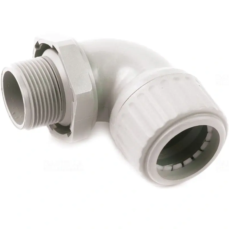 Tömszelence gégecsőhöz ívelt 25mm szürke IP54 SEG2525 012705 Univolt Utolsó esély