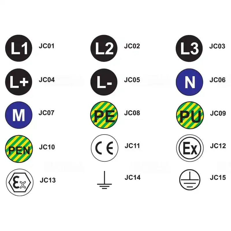Jelölőcimke (öntapadós, L-)30 db/A5 d=20 mm JC05 Tracon Korlátozott ajánlat
