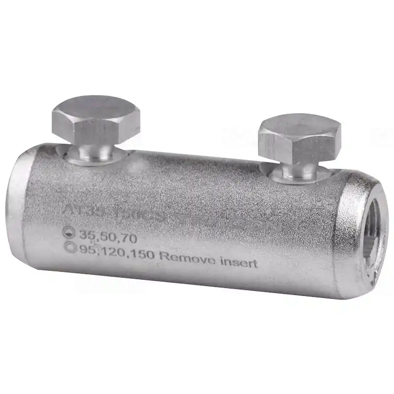 Kiárusítás Szakadófejes csavaros alumínium toldóhüvely 35-150mm2, 2×M17 AT35-150CS