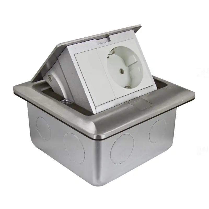 UNICA SYSTEM+ Padlócsatlakozó S, négyzet, 2P+F aljzattal és vakfedéllel INS52171 Schneider Rendeld meg most