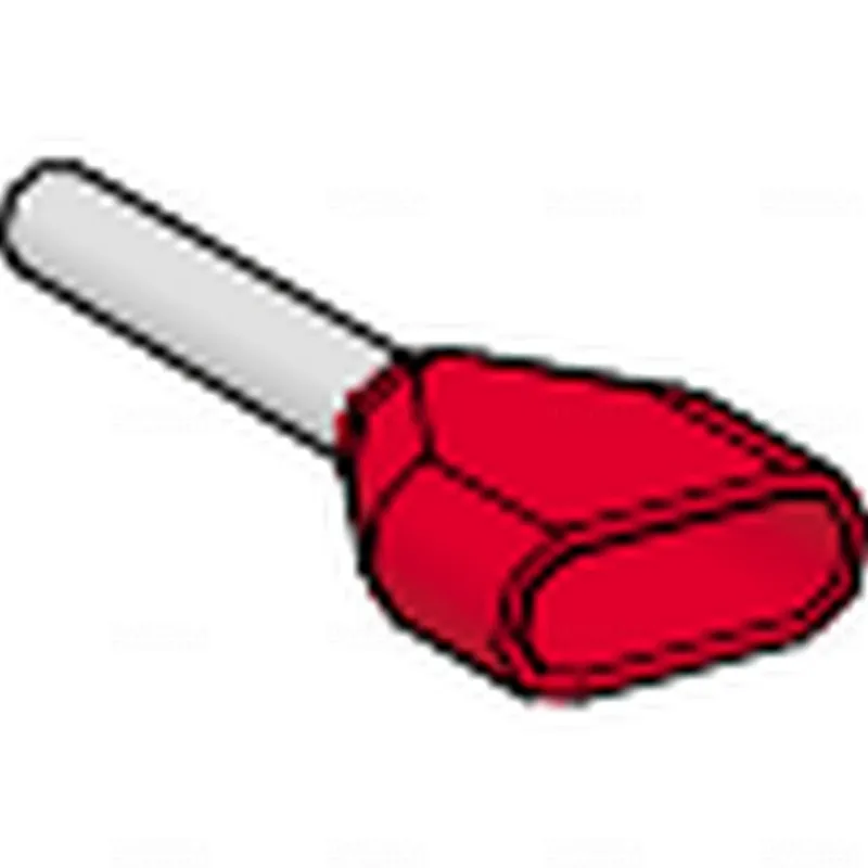 Népszerű Dupla érvéghüvely 2x1,0 mm2 NFC 5x100db adagolóban piros L=15mm AZ5DE010 Schneider