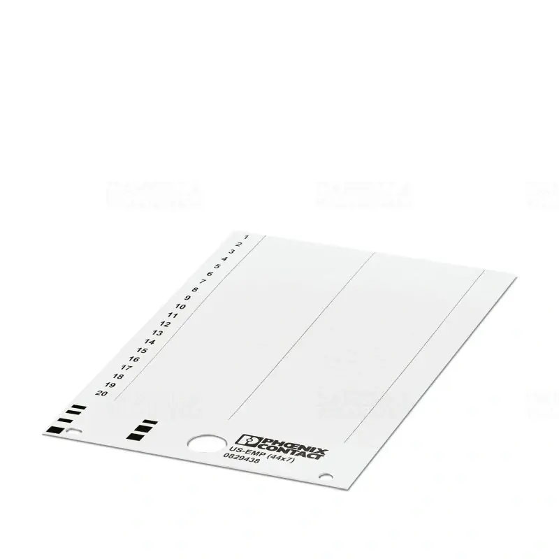 Autentikus Bepattintható címke - US-EMP (44X7), Phoenix Contact, 0829438