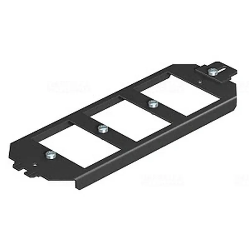 Kiváló minőség OBO MTU 3 Alaptartó 208x76x12 fekete 7407840