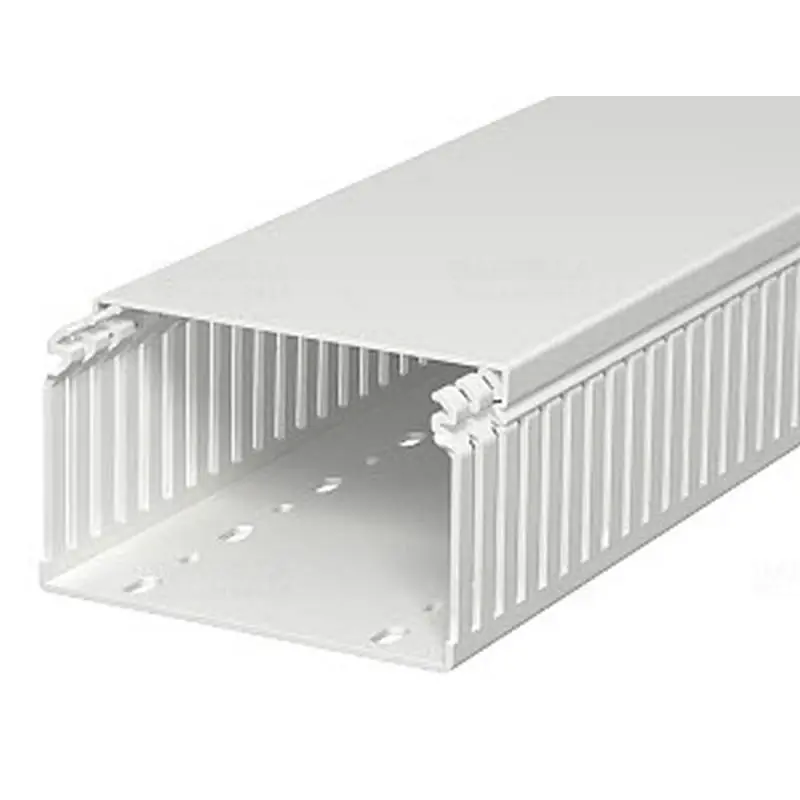 Olcsó OBO LKVH N 75125 Vezetékrendező csatorna halogénmentes 75x125x2000, világosszürke 6178566