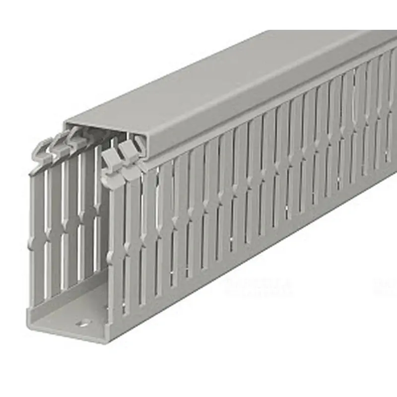 Kedvezmény OBO LKV N 75037 Vezetékrendező csatorna 75x37,5x2000, kőszürke 6178422