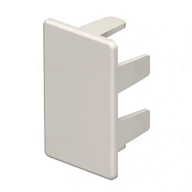 OBO WDK HE25040CW Véglezáróelem 25x40mm, krémfehér 6162541 Kedvezmény