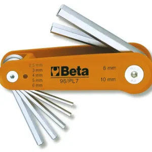 96/BG7 7 részes mm Hajlított imbuszkulcs szerszám készlet - Beta - 000960368 Kiváló minőség