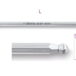 96BPINOX-AS 5/64 hajlított hatlapfejű belső kulcs gömbölyű szélekkel rozsdamentes acélból - Beta - 000961989 Újdonság