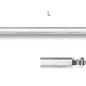 96LBP 3 mm Hajlított gömbfejű imbuszkulcs extra hosszú kivitel - Beta - 000961343 Prémium