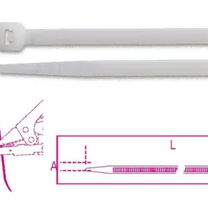 Ajánlat BMB5348 Műanyag kábelkötegelő szalag, natúr - Beta - BMB5348