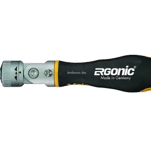 Rendeld meg most Ergonic K racsnis átforgatható fejű 1/4 6,3 bitbefogós csavarhúzó 3K markolat - Felo - 43899940