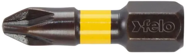 PZ2x25mm IMPACT PZ bit / Pozidriv bithegy C 6,3 1/4 - Felo - 02102040## Kiárusítás