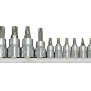 HANS 1/4"+3/8" TORX bit-dugókulcsfej készlet 10r. TX10-TX55 56024-10 Legjobb ár