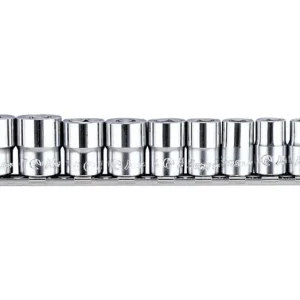 HANS 3/8" dugókulcsfej készlet 12r. 8-19mm CrV 3612M Prémium