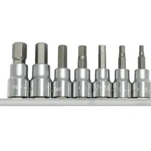 HANS 3/8" imbusz bit-dugókulcsfej készlet 7r. SW4-SW12 36026-7C Biztonságos fizetés