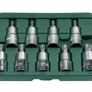 HANS 1/2" TORX bit-dugókulcsfej készlet 9r. T20-T60 46024-9 Alacsony ár