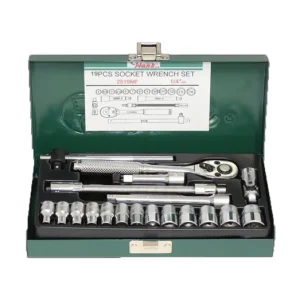 Legjobb ár HANS 1/4" dugókulcskészlet 19r. 4-14mm 2619MF