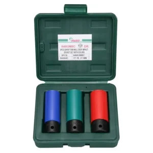 Kiárusítás HANS 1/2" gépi hosszú kerék dugókulcsfej készlet 3r. 17; 19; 21mm CrMo 84603MBC