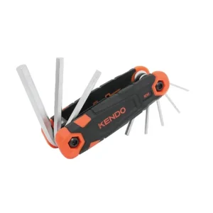 KENDO pocket imbuszkulcs készlet 8r. SW1,5-8,0 CrV No.20717 Ingyenes szállítás