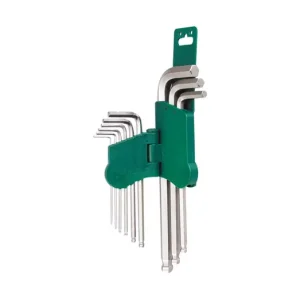 HANS gömbvégű imbuszkulcs készlet hosszú colos 9r. SW1/16"-3/8" 16773-29A Prémium