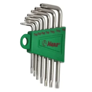 Korlátozott ajánlat HANS furatos TORX kulcs készlet 7r. TH6-TH20 16754-6TH