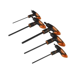 Csak ma KENDO T-nyelű imbuszkulcs készlet 5r. SW3,0-SW8,0 CrV No.20779