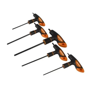 KENDO T-nyelű TORX kulcs készlet 5r. T10-T30 CrV No.20780 Korlátozott ajánlat