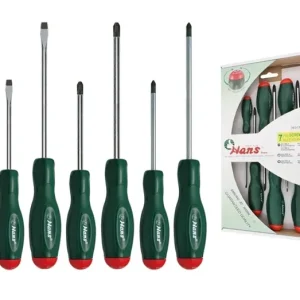 HANS csavarhúzó készlet 7r. SL+PH+PZ CrV 06301-7MGZ Korlátozott ajánlat