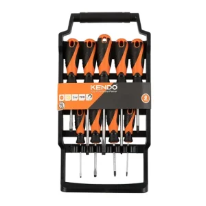 KENDO csavarhúzó készlet 9r. SL+PH mágneses CrV No.20214 Prémium