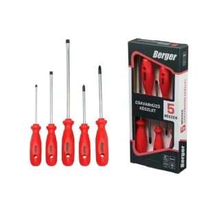 Kiárusítás BERGER csavarhúzó készlet 5r. SL+PH mágneses CrV