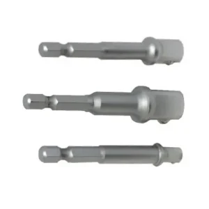 Prémium BERGER bit adapter dugókulcshoz készlet 3r. 1/4"+3/8"+1/2" CrV