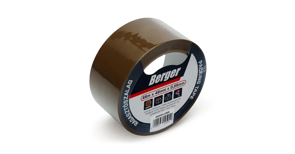 BERGER csomagoló ragasztószalag 66mx48mm/0,048mm barna Alacsony ár