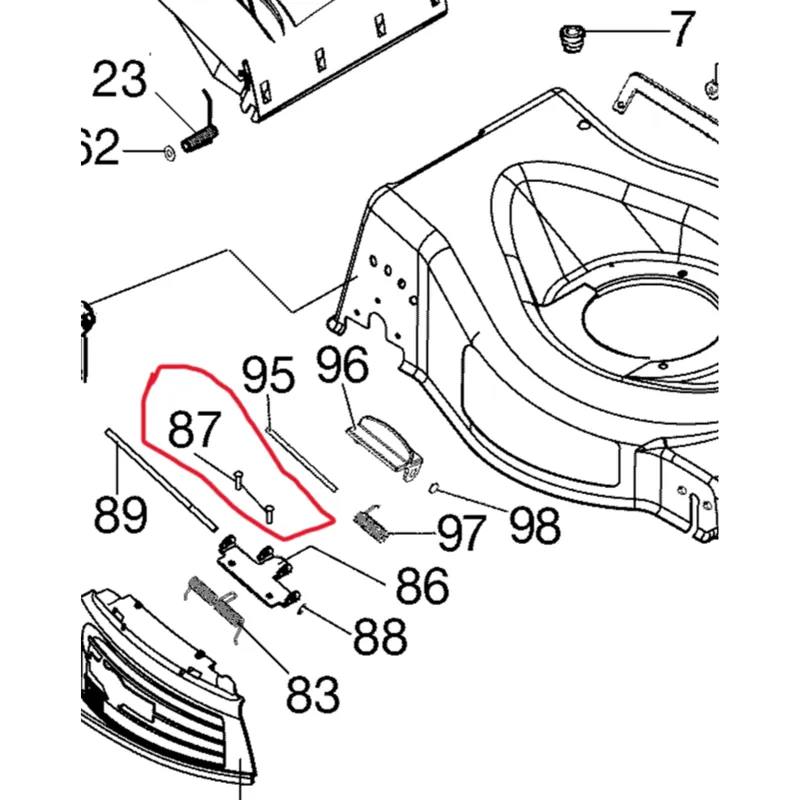 Prémium Oleo-Mac szegecs G48 G53 2db