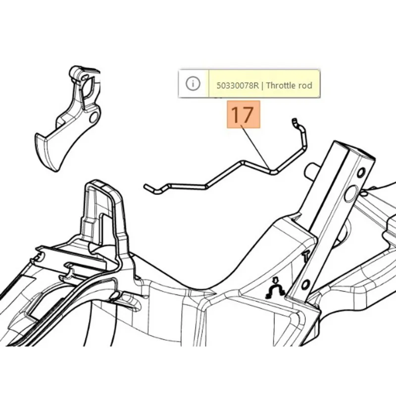 Oleo-Mac GSH400 gázrúd Eredeti