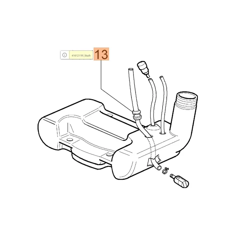 Oleo-Mac tank csőtömítés Expressz szállítás