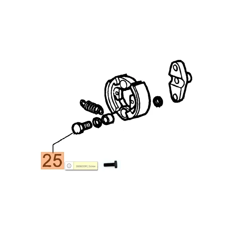 Prémium Oleo-Mac kuplungcsavar Sparta 25,26,250