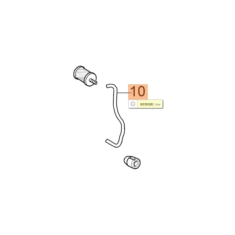 Korlátozott ajánlat Oleo-Mac 937, 941, GS 350, 370, 410, GSH400 benzincső