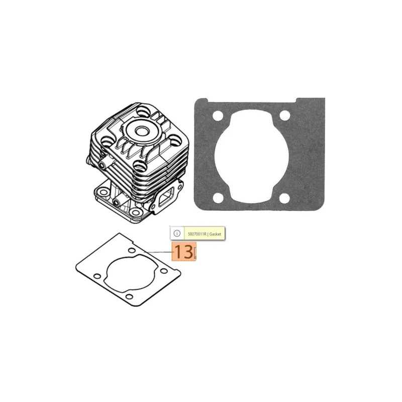 Utolsó esély Oleo-Mac BC240 hengertalp tömítés